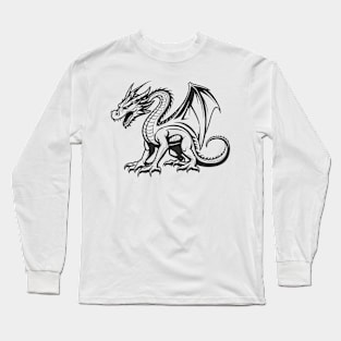 Dragon Expressionism Long Sleeve T-Shirt